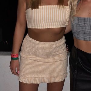 Revolve striped skirt